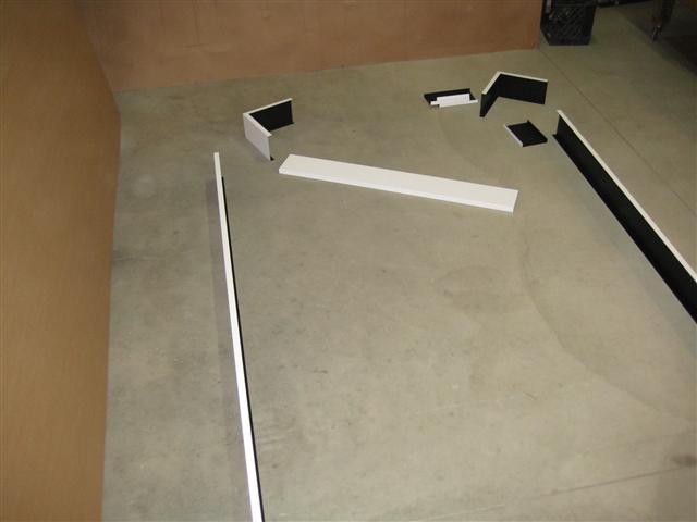 Clouds are assembled quickly using our C-Channel with pre-fab corners. Order to size and eliminate field fabrication